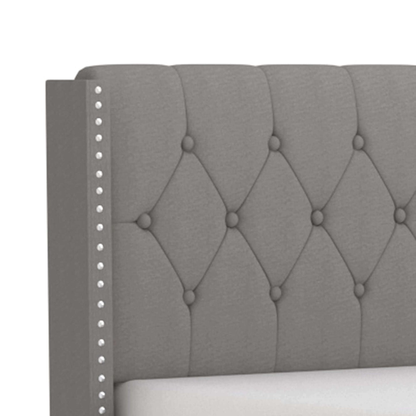 Gunner Bed in Light Grey or Blue Fabric