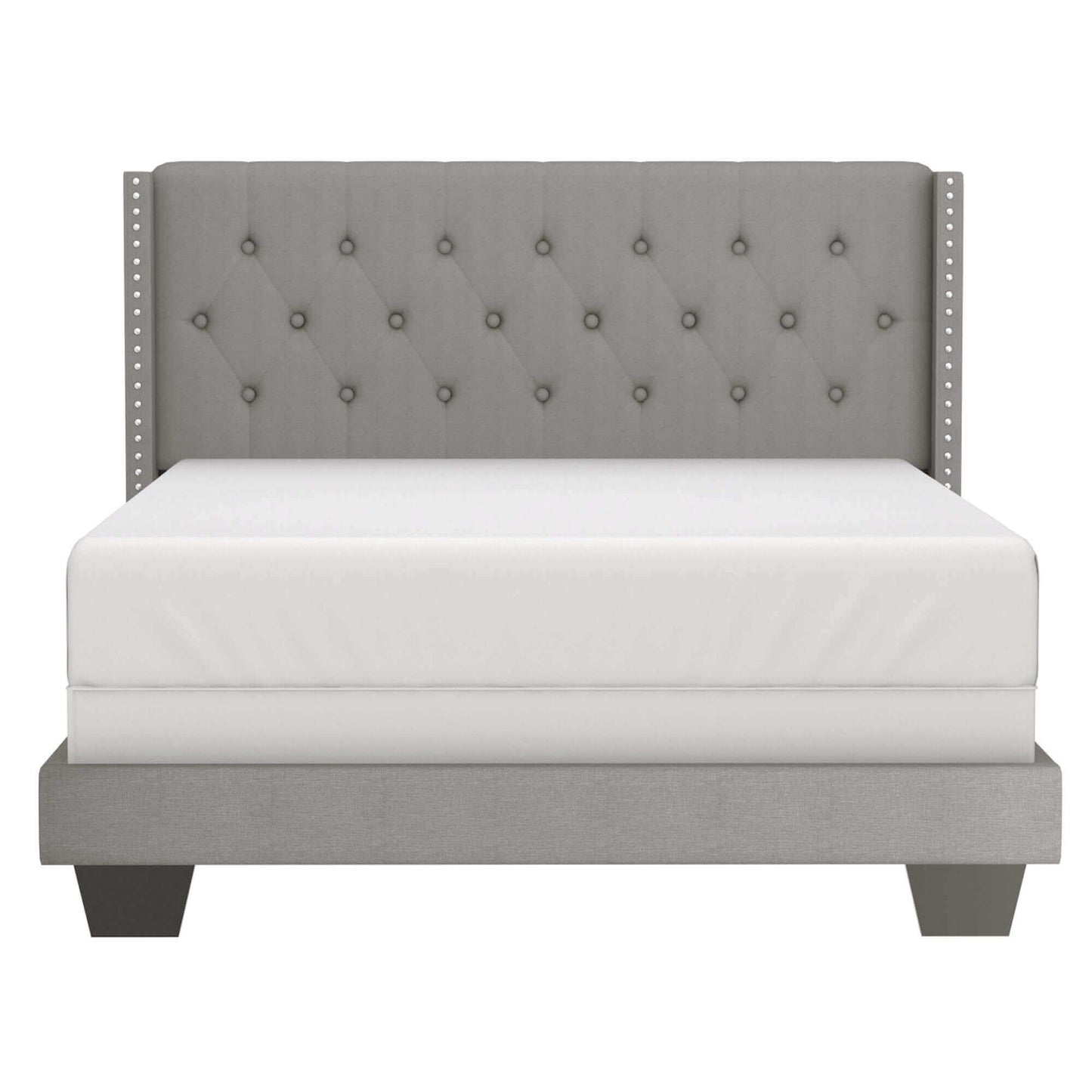 Gunner Bed in Light Grey or Blue Fabric