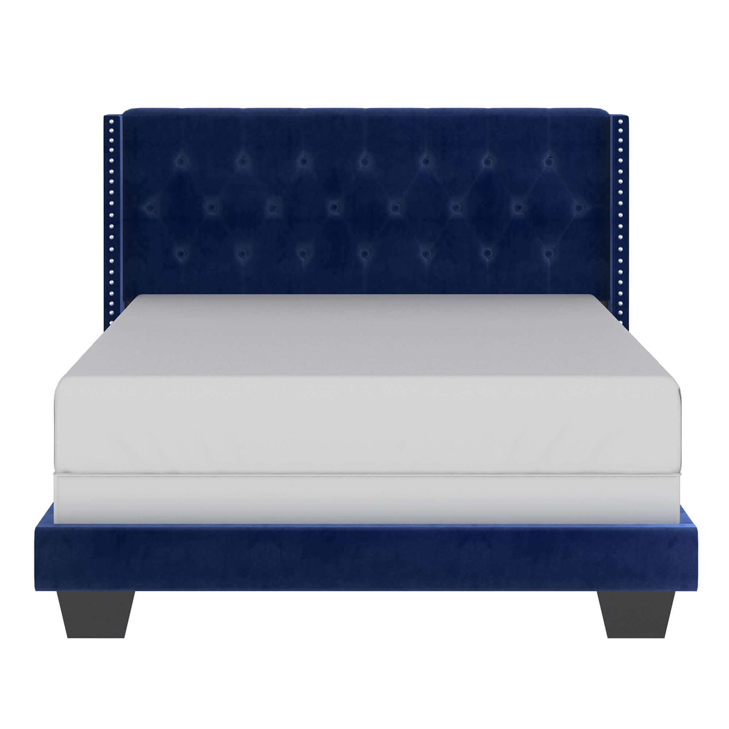 Gunner Bed in Light Grey or Blue Fabric