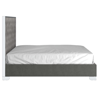 Lucille Bed in Black and Gold or Grey and Silver