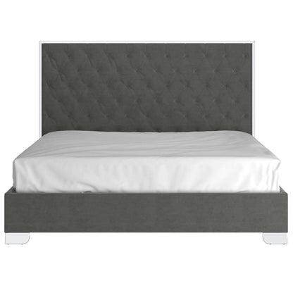 Lucille Bed in Black and Gold or Grey and Silver