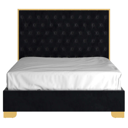 Lucille Bed in Black and Gold or Grey and Silver