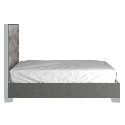 Lucille Bed in Black and Gold or Grey and Silver