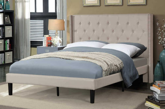 T2352 Linen Platform Bed