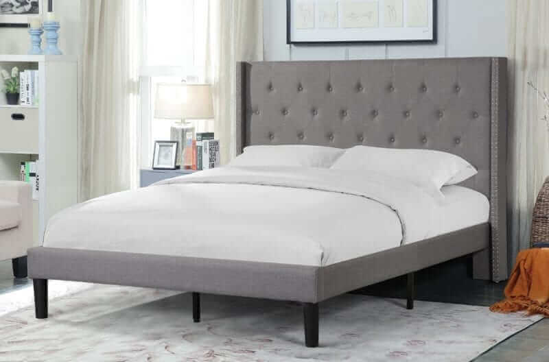 T2352 Linen Platform Bed