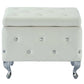 !nspire - Monique Storage Ottoman - 402-130SM-WT