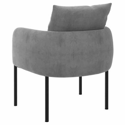 Petrie Accent Chair in Grey and Black (clearance)