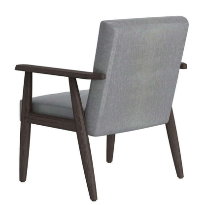 Wilder Accent Chair in Grey and Weathered Brown