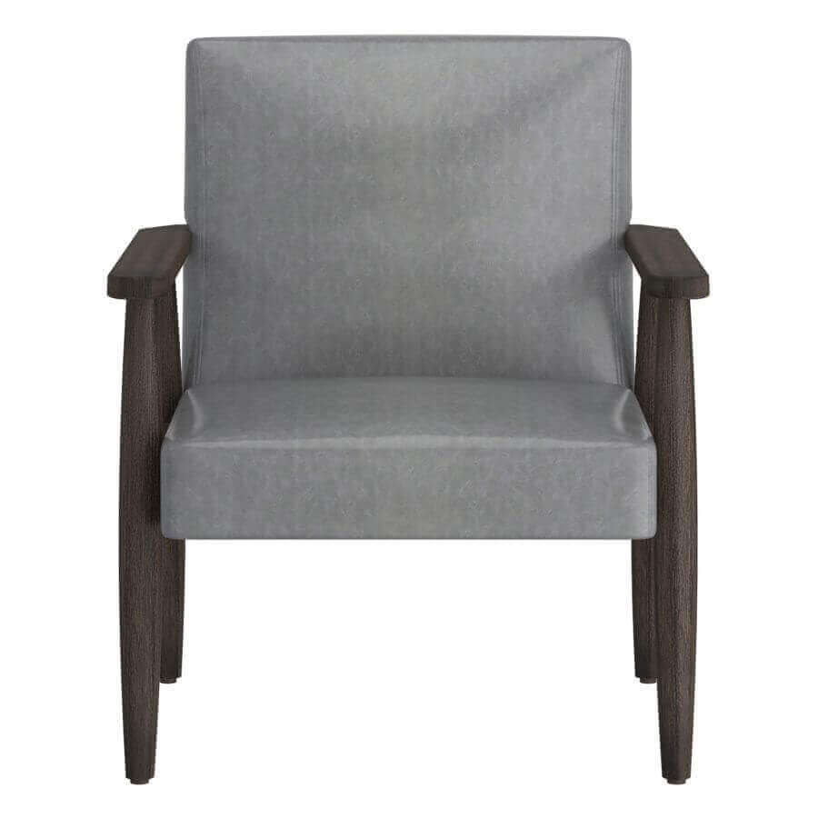 Wilder Accent Chair in Grey and Weathered Brown