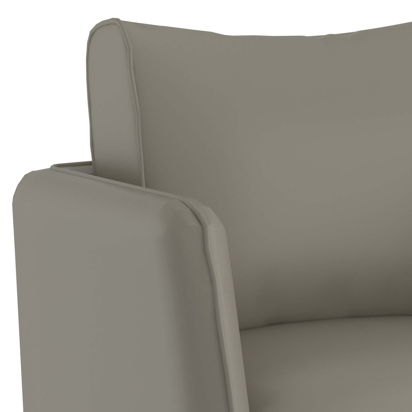 Ryker Accent Chair in Grey-Beige and Black