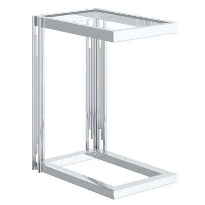 Estrel Small Accent Table in Gold or Silver