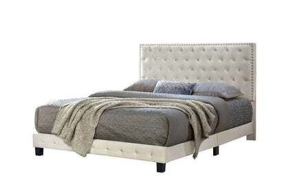 Diamond Bed Velvet in Black, Blue, Grey or Off White Queen