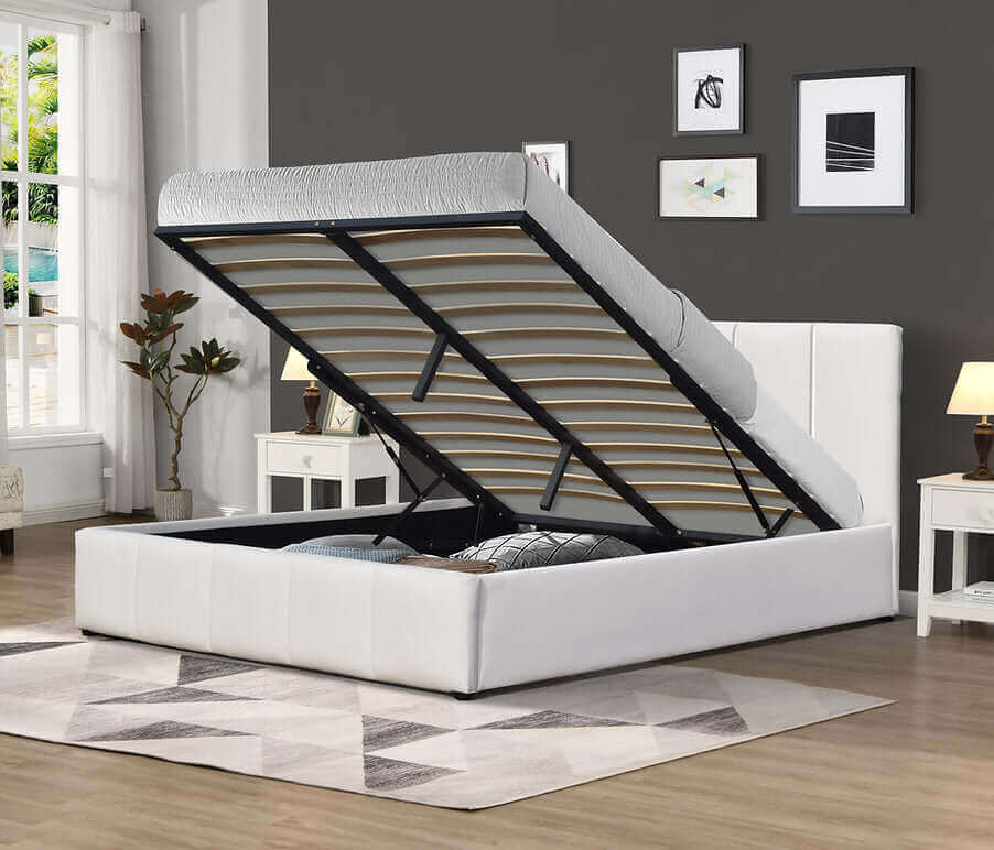 Frankfurt Lift Top Storage Bed Queen