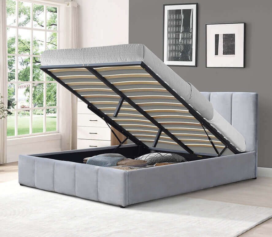 Frankfurt Lift Top Storage Bed Queen