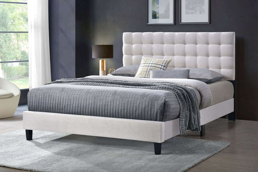 Washington Queen Bed in Beige, Blue or Grey