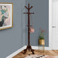 Monarch Specialties - Transitional Traditional 11 Hook Solid Wood Coat Rack in Cherry Finish - I 2011