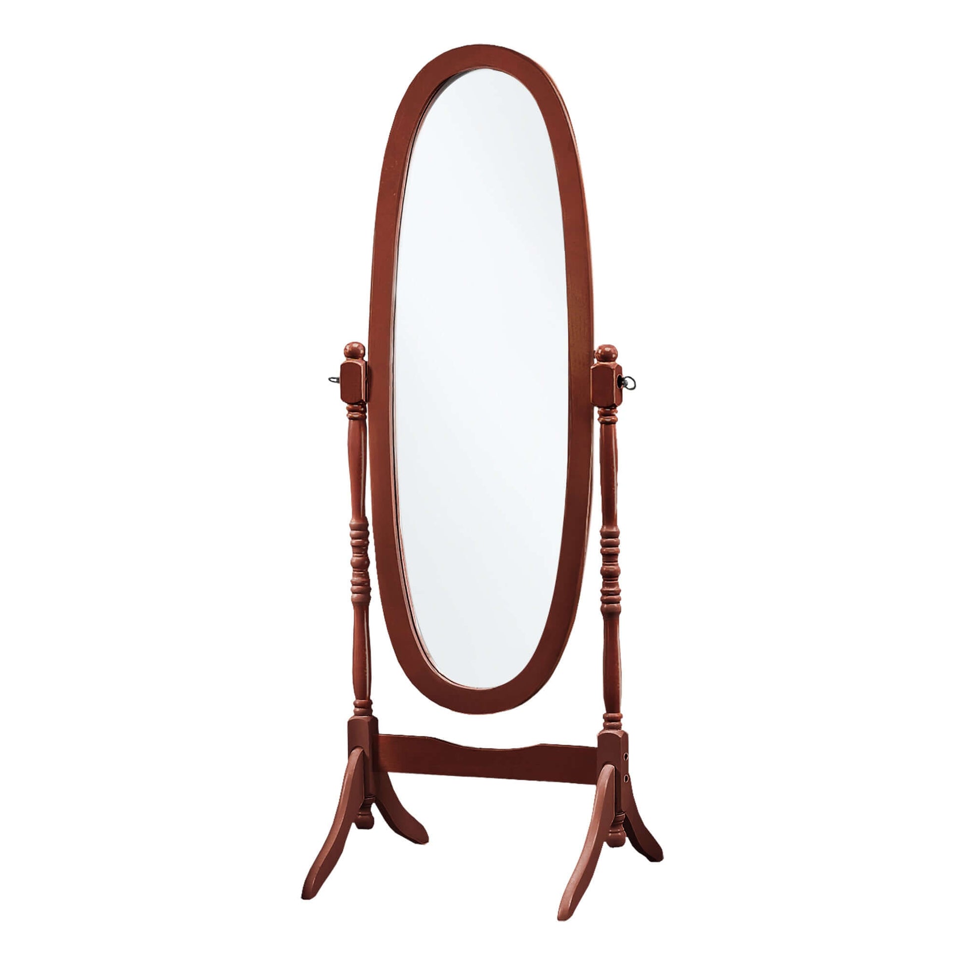 Monarch Specialties - 59"H Antique Bedroom Mirror with Solid Wood Frame - I 3101