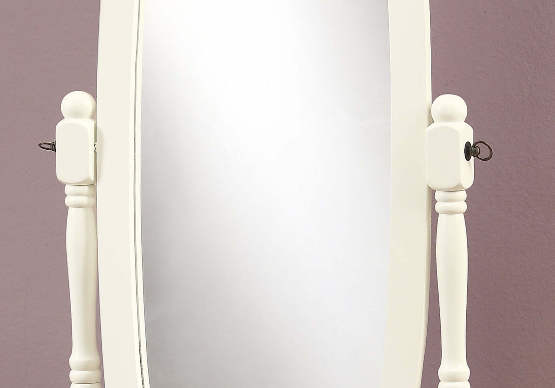 Monarch Specialties - 59"H Antique Bedroom Mirror with Solid Wood Frame - I 3101