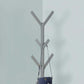 Monarch Specialties - Metal 4-Teir 8 Hook Coat Rack in Silver Finish - I 2058