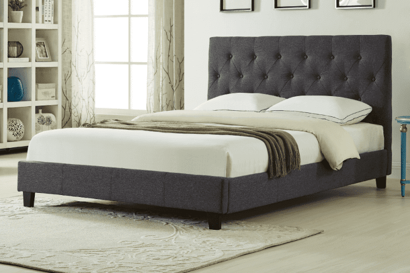 T2366 Button Tufted Platform Bed