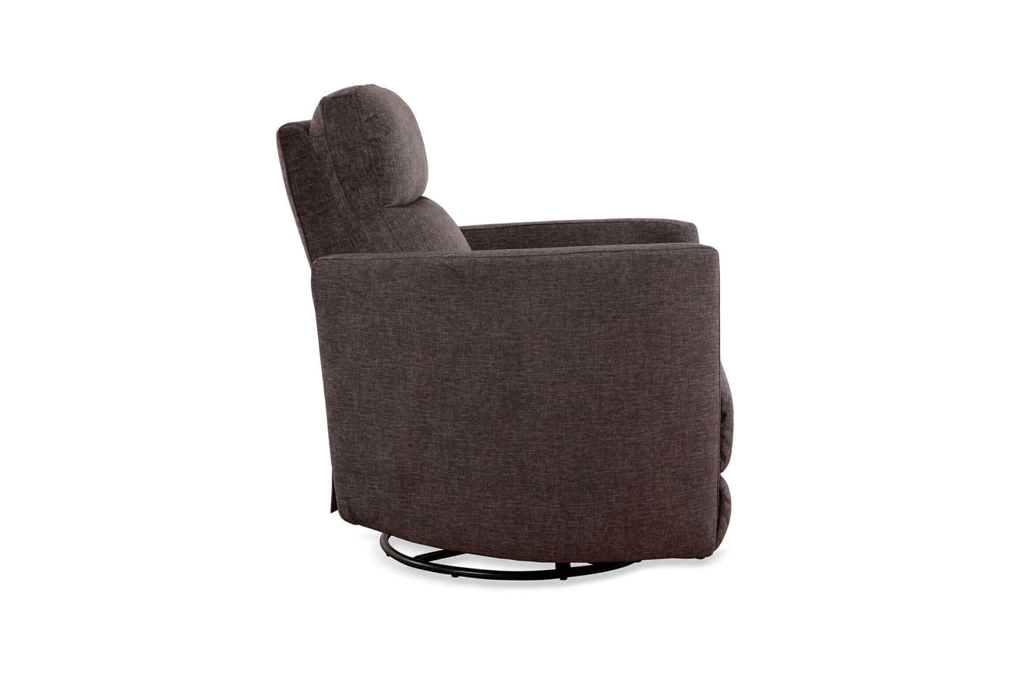 IF 6341-Recliner Gun Metal Fabric Recliner Chair