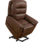 International Furniture Distribution Centre - Brown PU Lift Chair with Solid Hardwood Frame - IF 6365