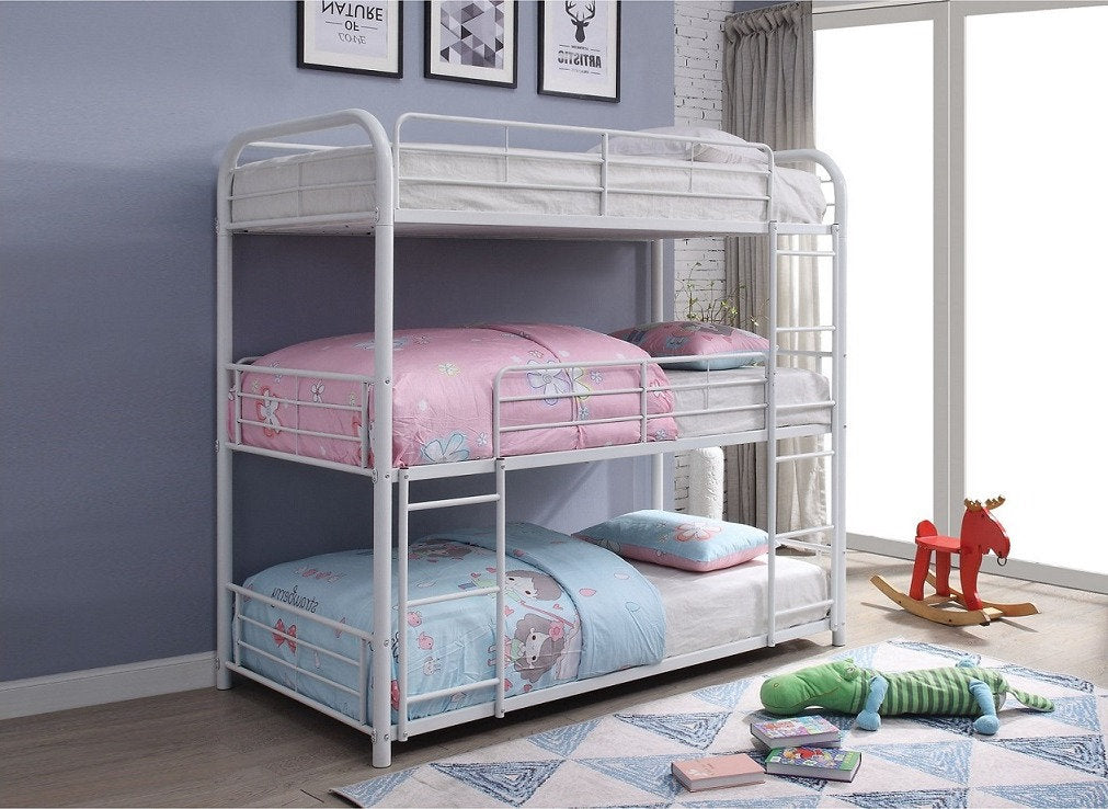 Single Size 3-Tier Bunk Bed