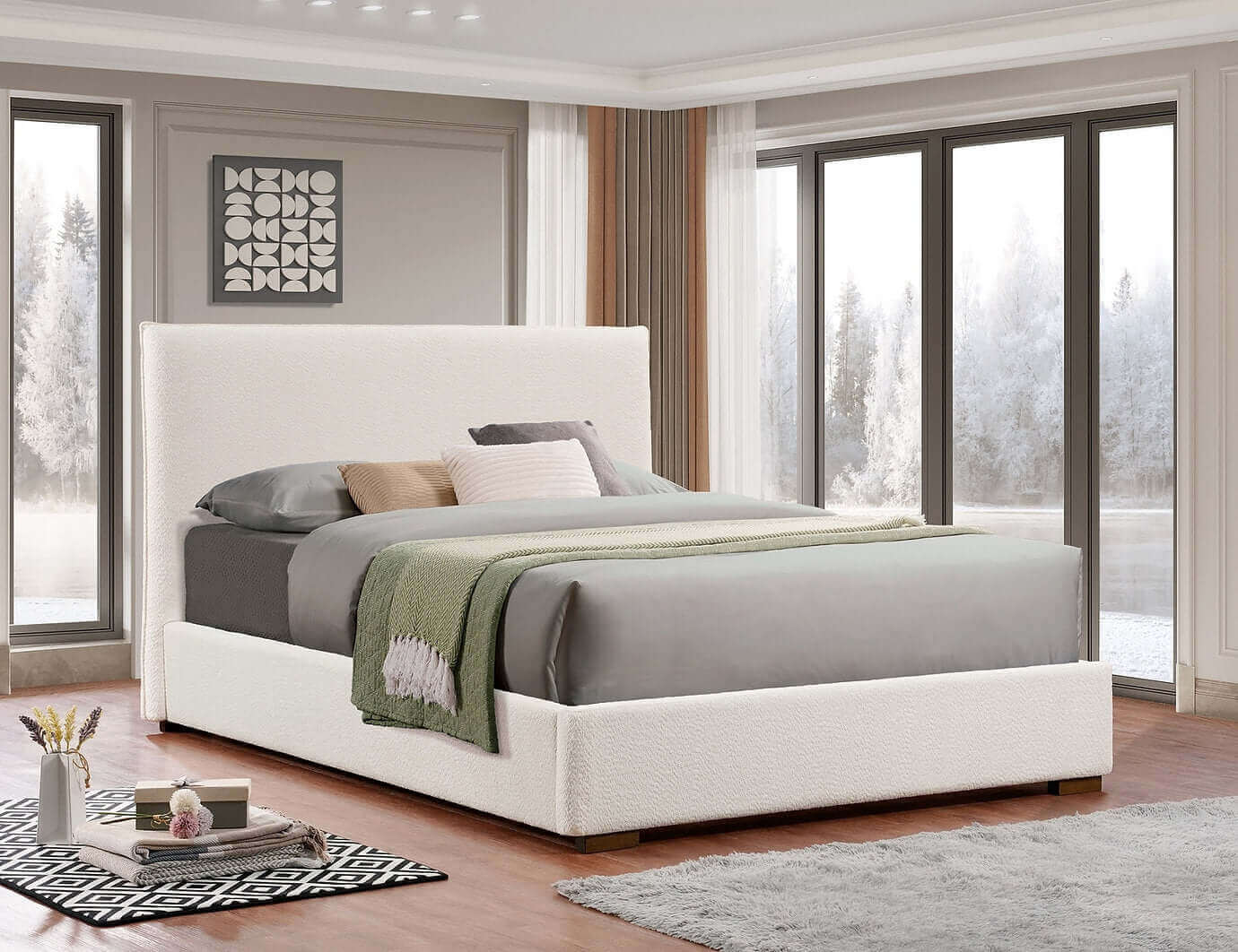 IF-5568 Modern Platform Bed