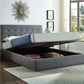 International Furniture Distribution Centre - Grey Fabric Storage Bed with Hydraulic Lift - IF 5445 - S