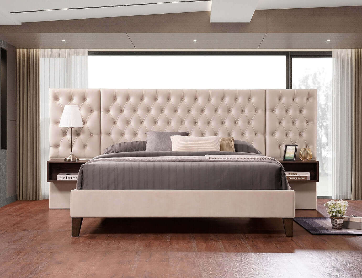 IF-5565 Platform Bed Set