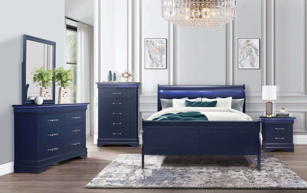 Hazel 'Charlie Blue' Bedroom Set