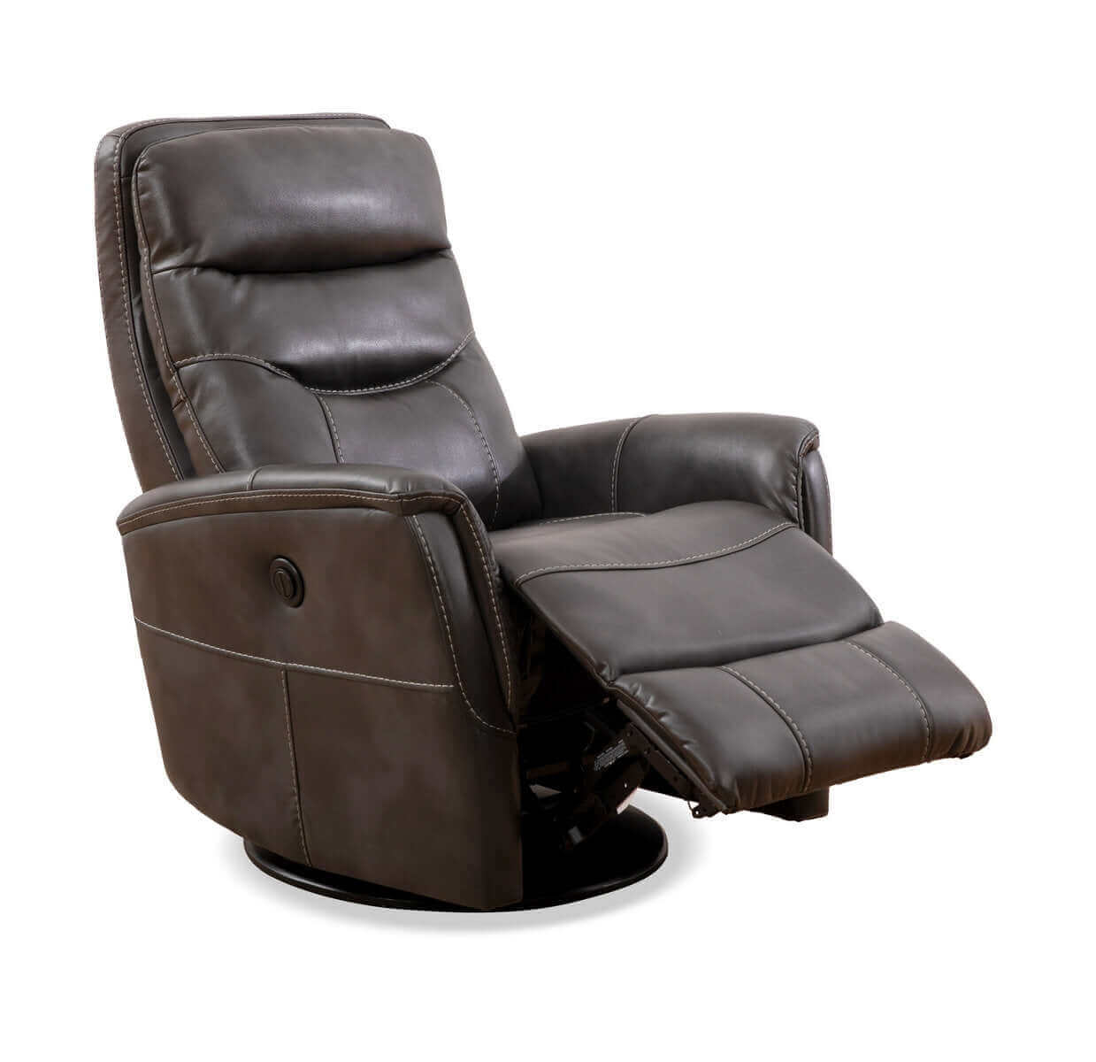 IF-6302 Recliner Soft Grey PU Power Recliner Chair