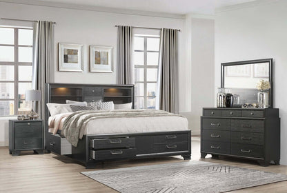 International Furniture Distribution Centre - Ava 'Jordyn Grey' Bedroom Set - Ava 54" Bed Set