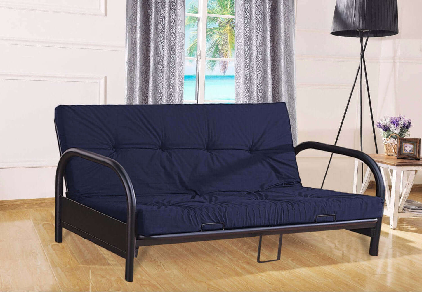 IF-208 Black Metal Futon