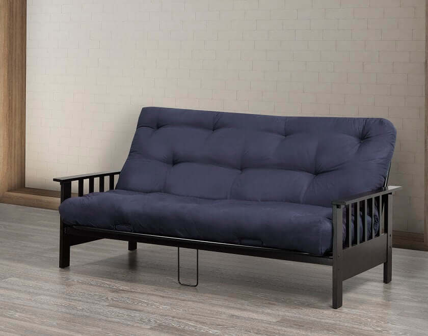 International Furniture Distribution Centre - Black Metal Futon Frame with Black Metal Arms - IF-245-GRN