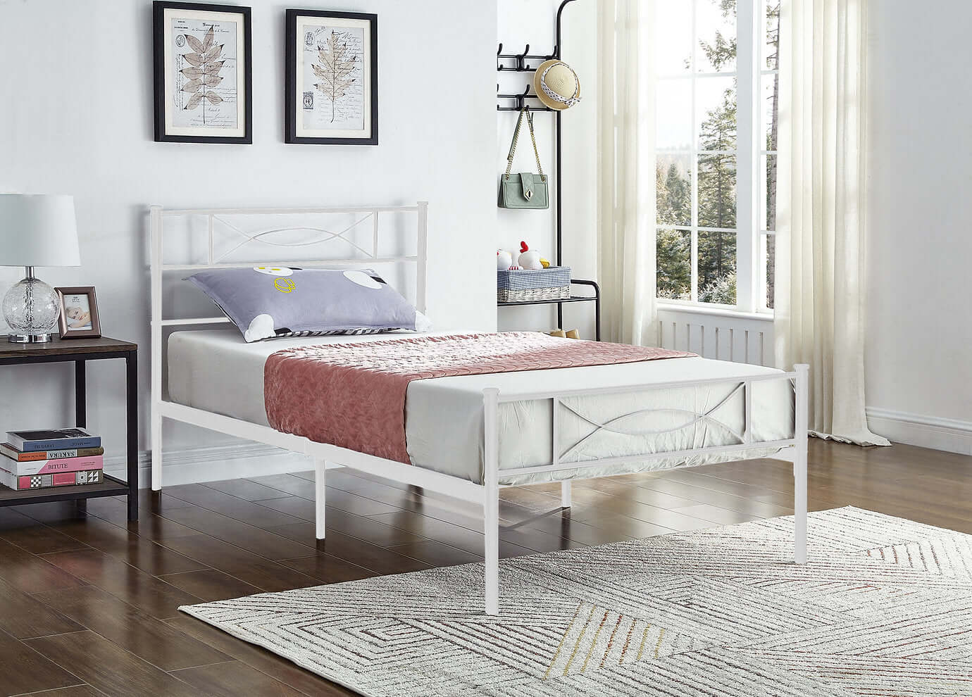 International Furniture Distribution Centre - Modern Minimalistic Metal Bed - IF 154B - S