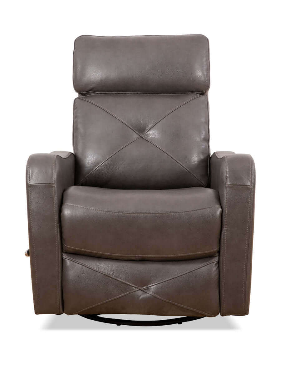 IF-6330 Recliner Soft Charcoal Leather Match Recliner Chair