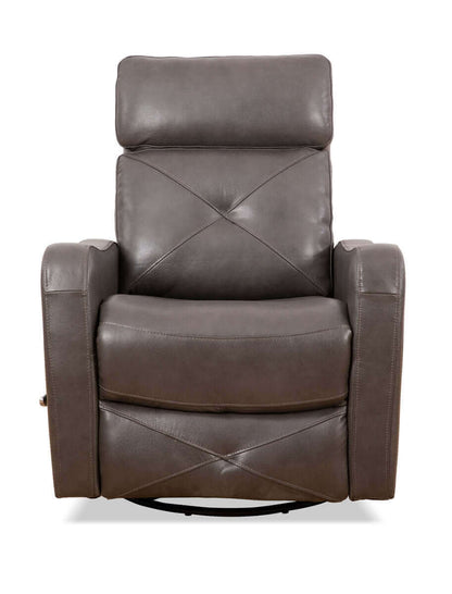 IF-6330 Recliner Soft Charcoal Leather Match Recliner Chair