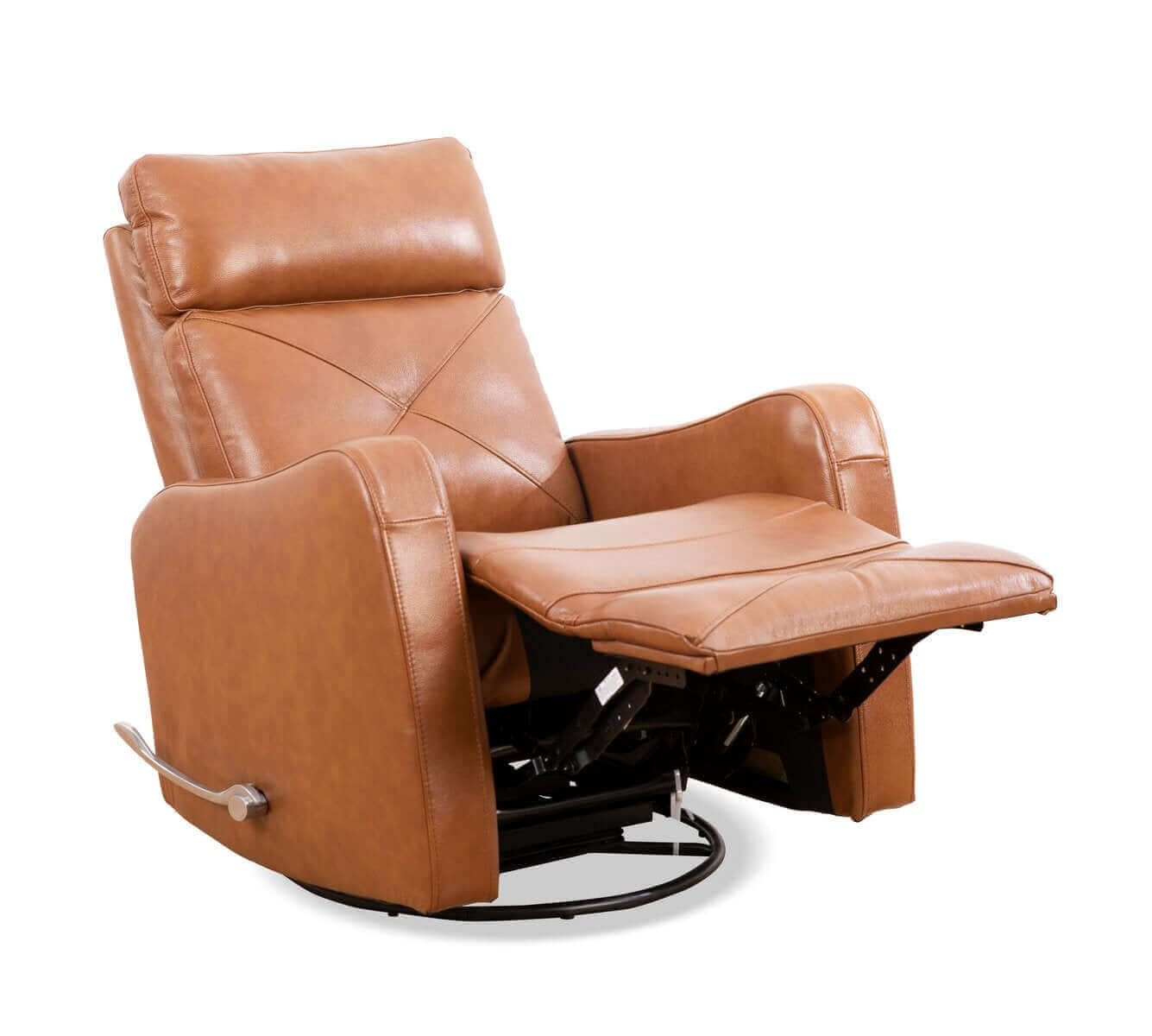 IF-6331 Recliner Soft Brown Leather Recliner Chair