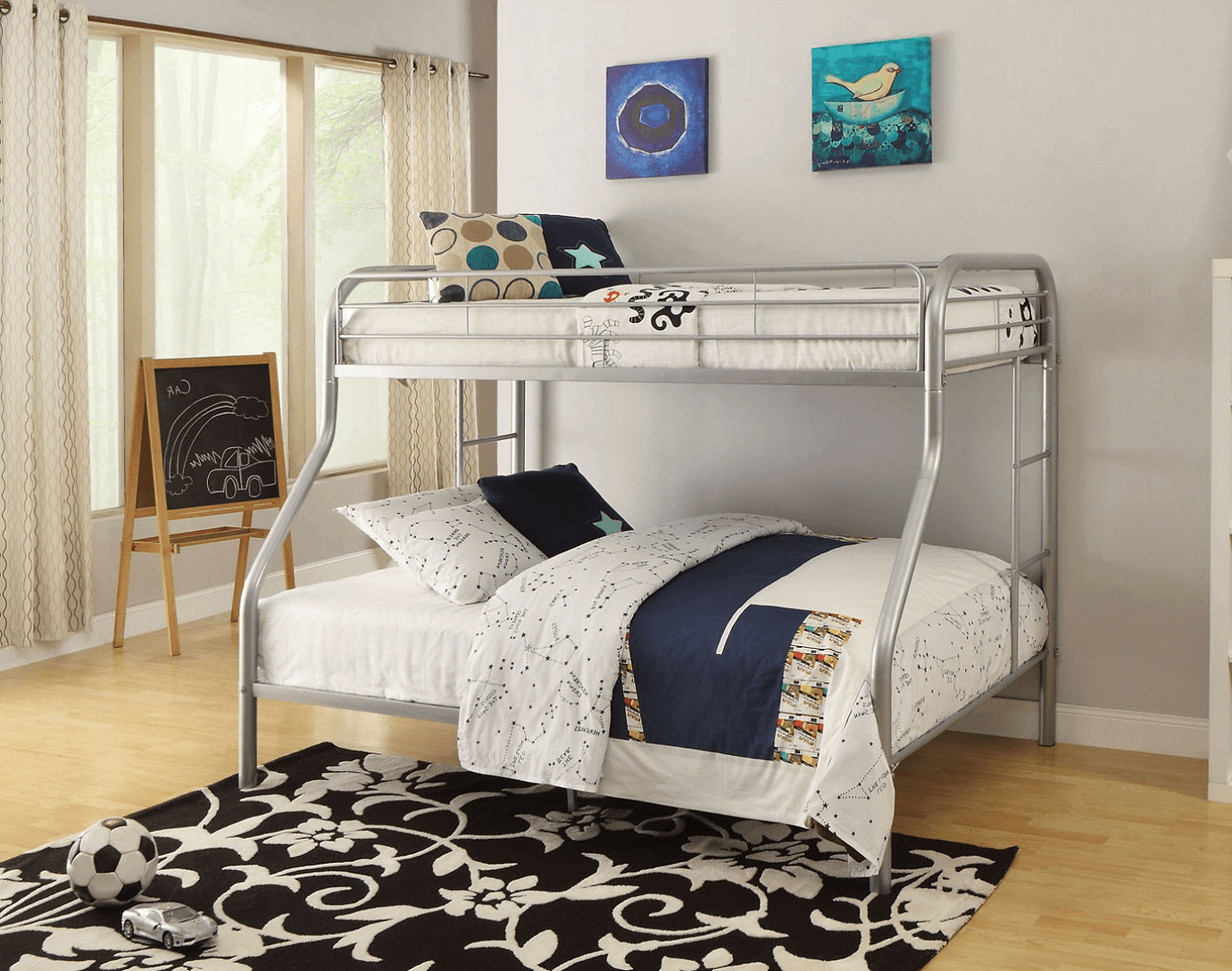 B 501 Single/Double Metal Bunk Bed