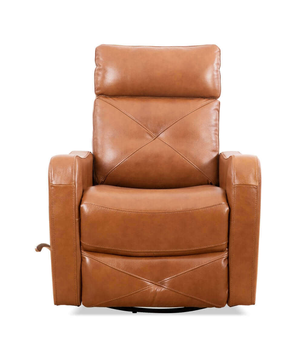 IF-6331 Recliner Soft Brown Leather Recliner Chair