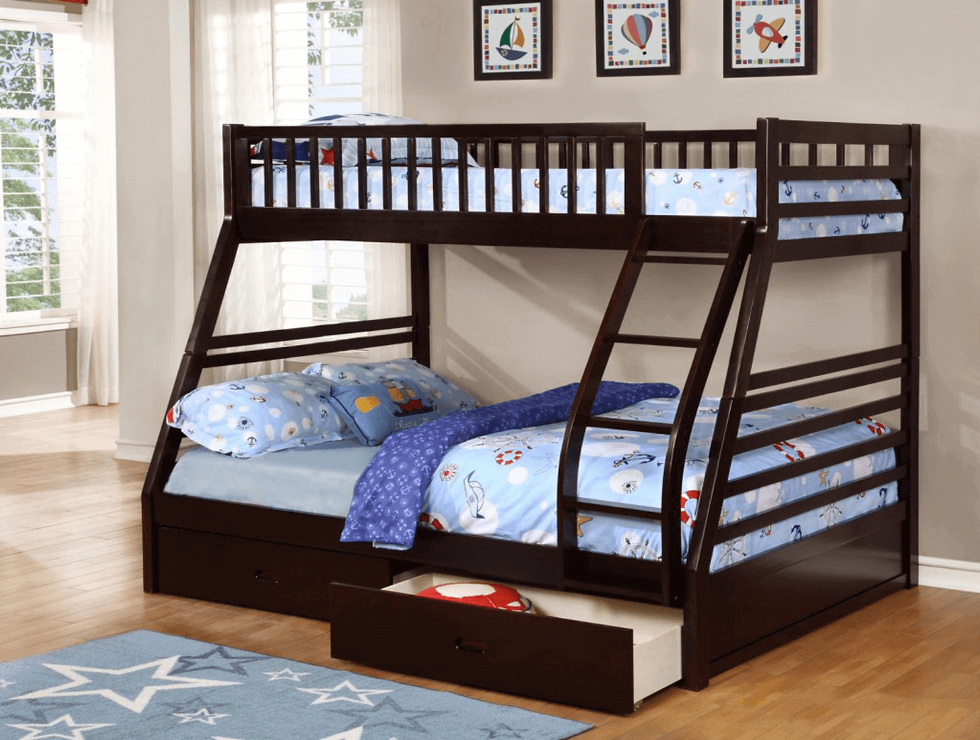 B 117 Single over Double Bunk Bed