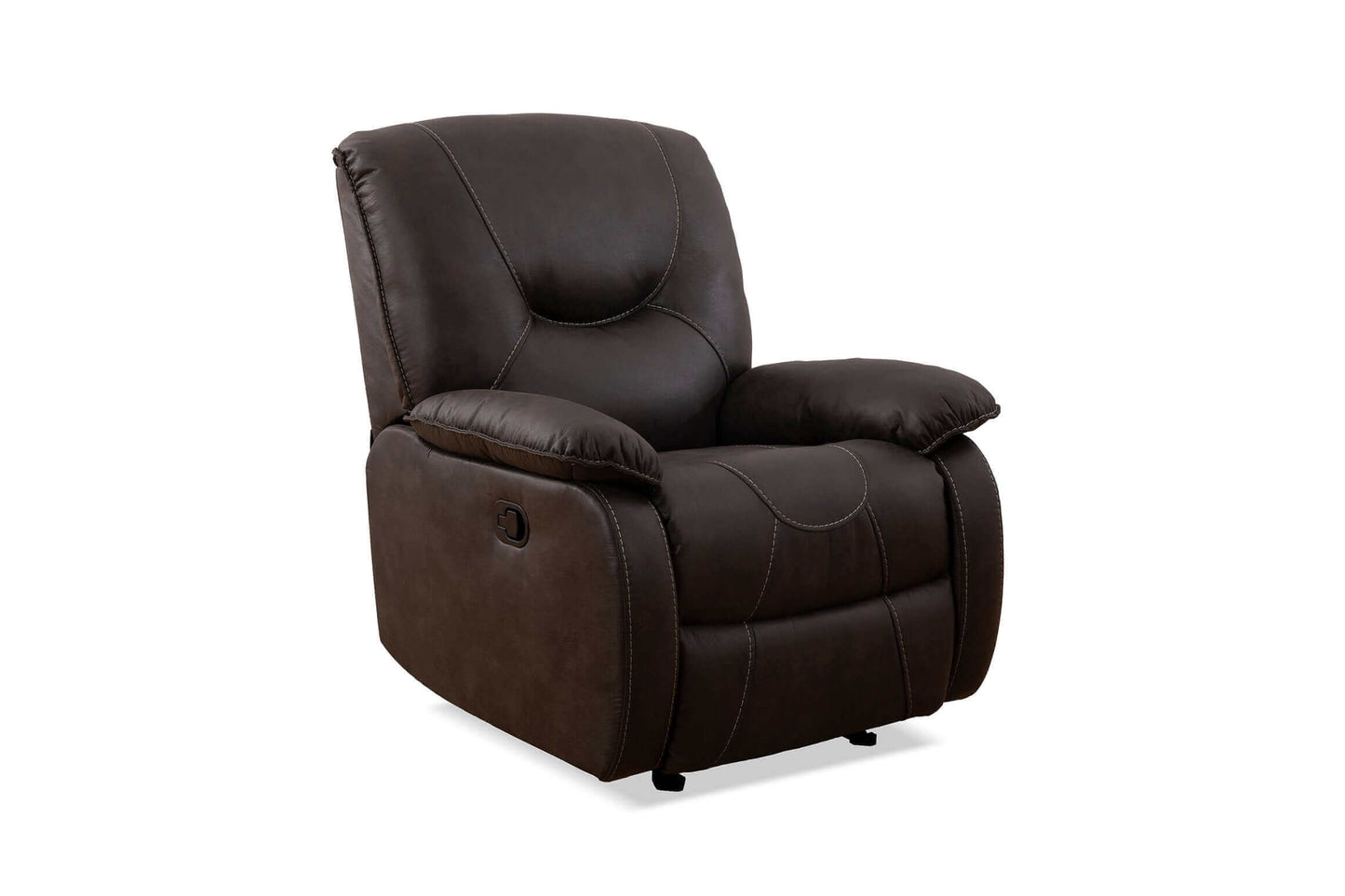 IF 6350 Recliner Grey Elephant Skin Fabric Recliner Chair