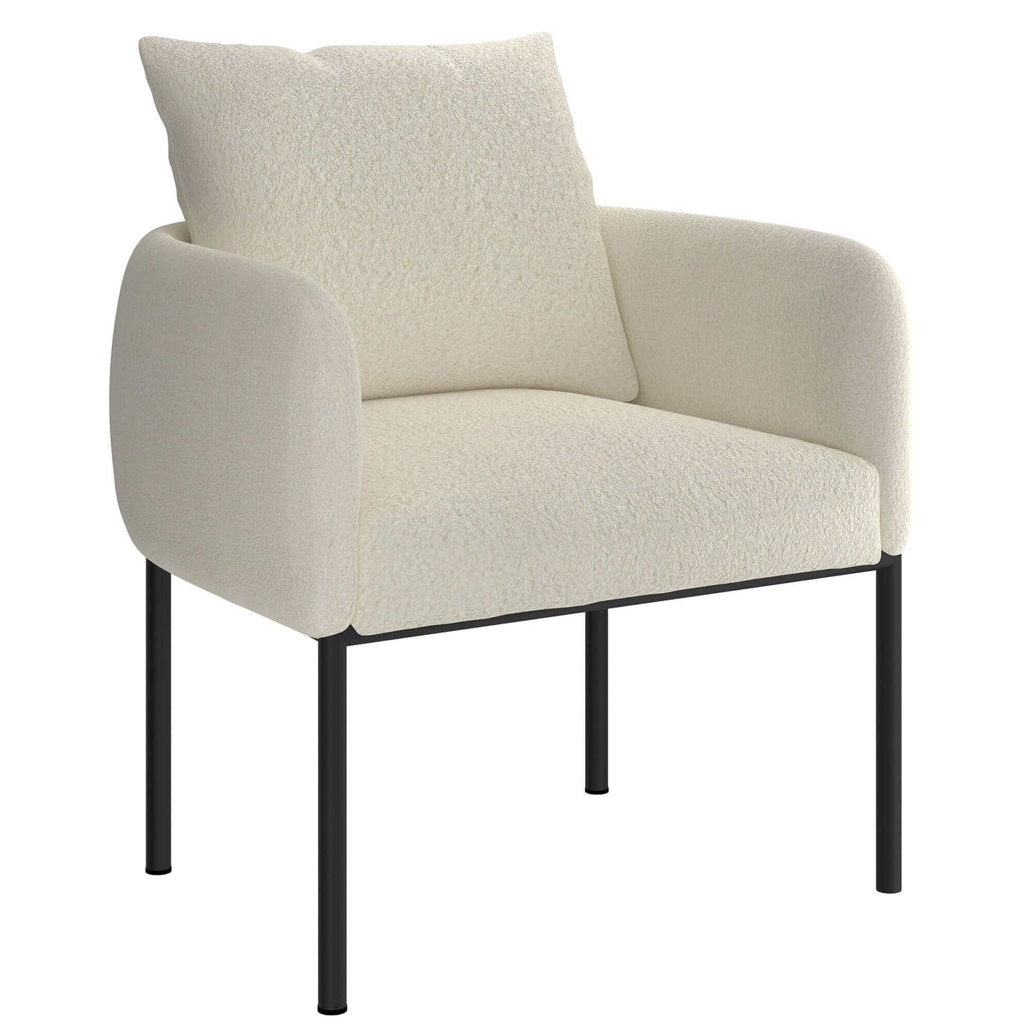 Zana Accent Chair in Cream and Black