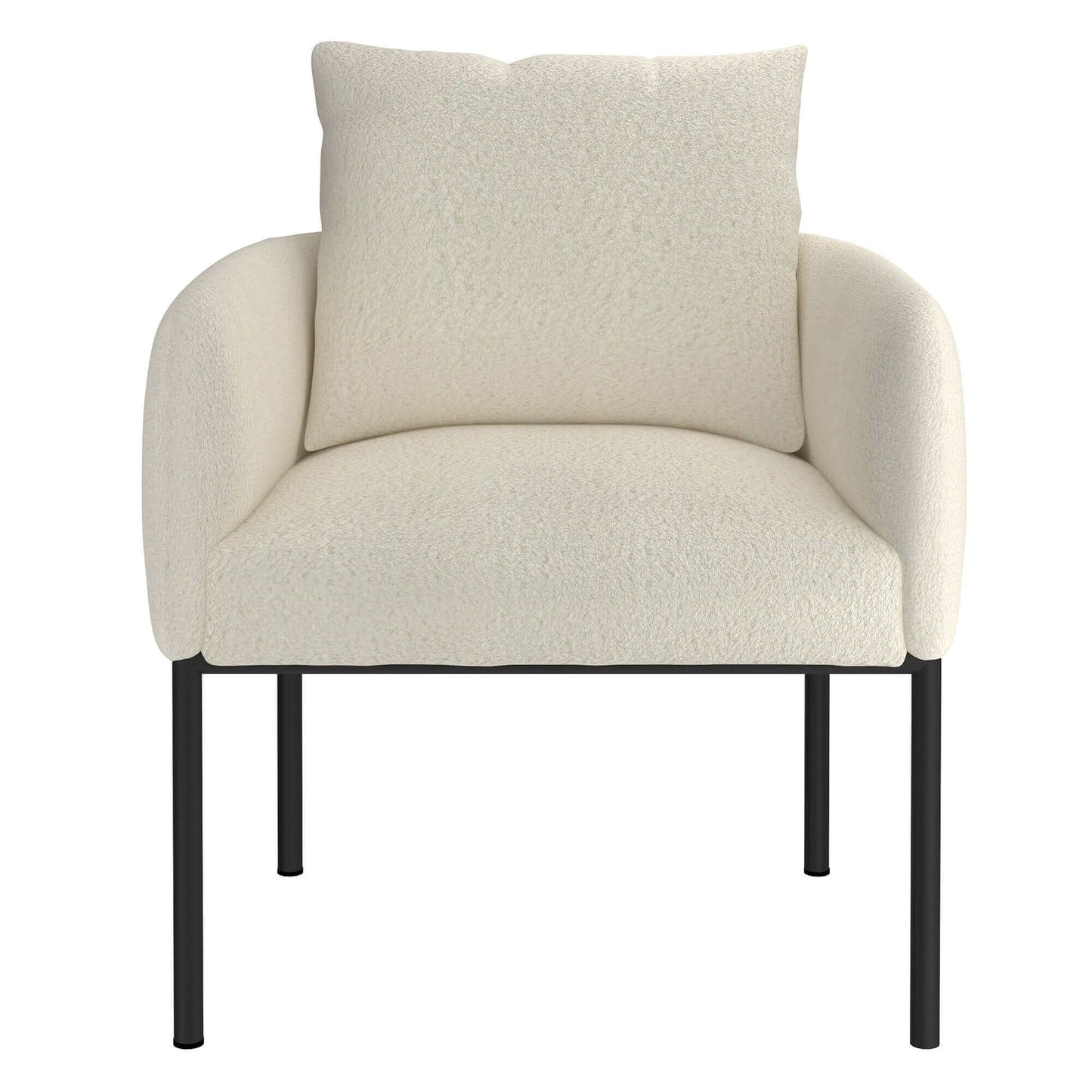 Zana Accent Chair in Cream and Black