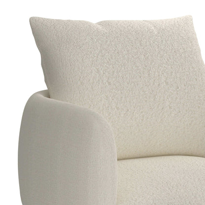 Zana Accent Chair in Cream and Black