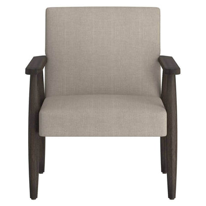 Huxly Accent Chair in Beige and Weathered Brown