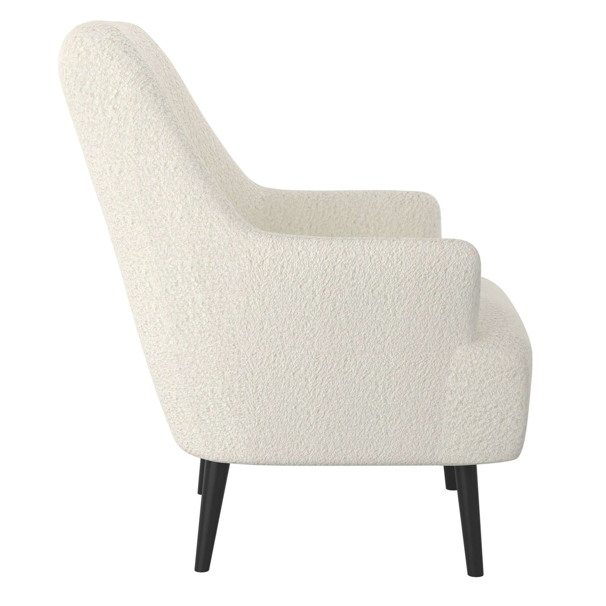 Zoey Accent Chair in Crème