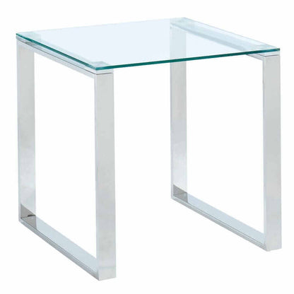 Zevon Accent Table in Silver