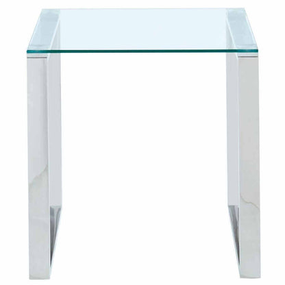 Zevon Accent Table in Silver